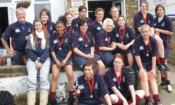 Warriors with their medals